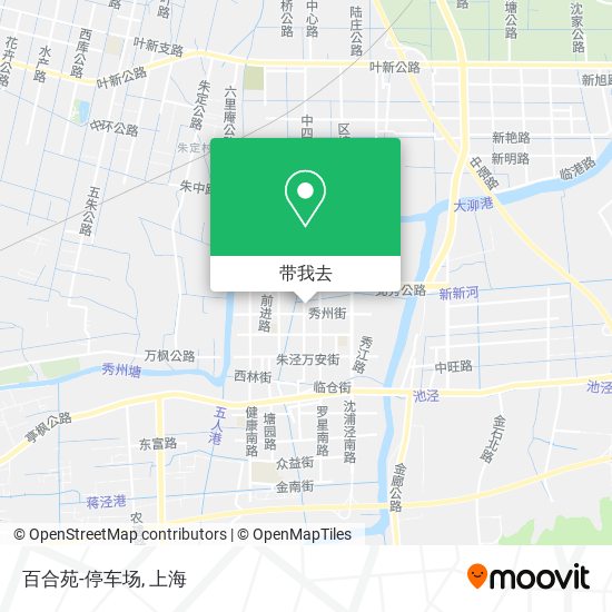 百合苑-停车场地图