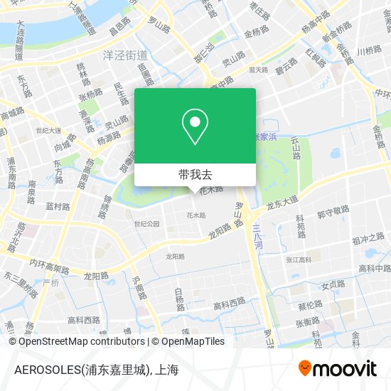 AEROSOLES(浦东嘉里城)地图