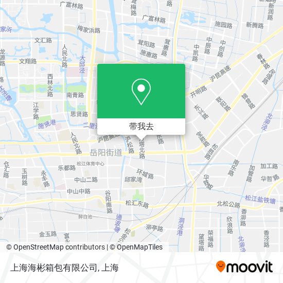 上海海彬箱包有限公司地图