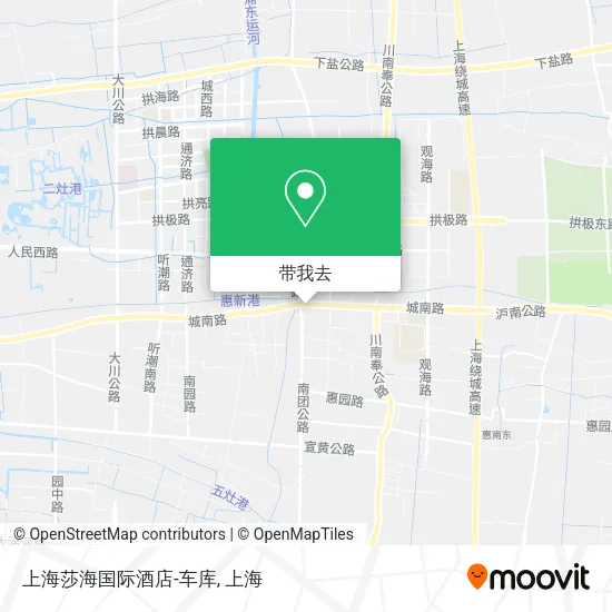 上海莎海国际酒店-车库地图