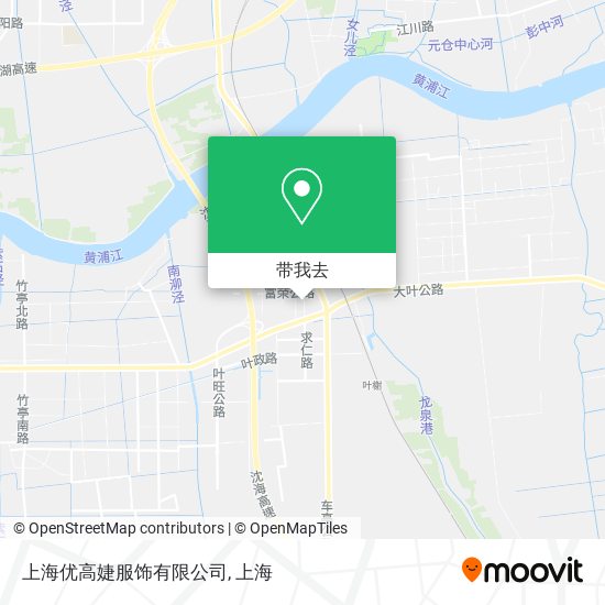 上海优高婕服饰有限公司地图