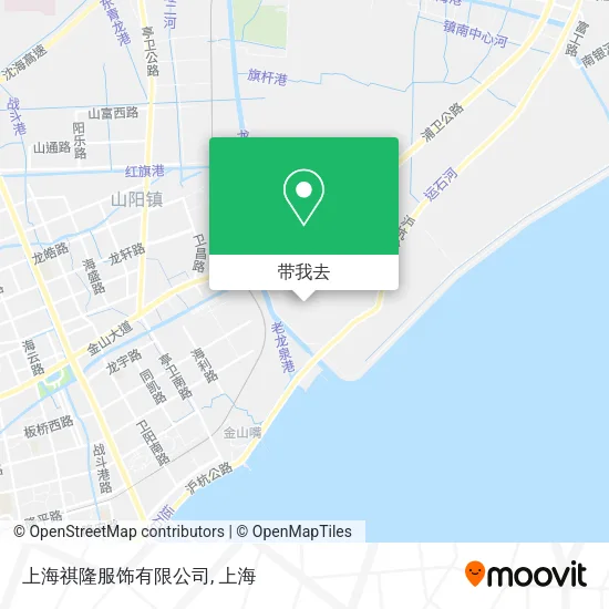 上海祺隆服饰有限公司地图