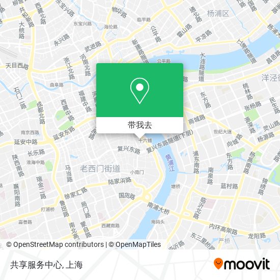 共享服务中心地图