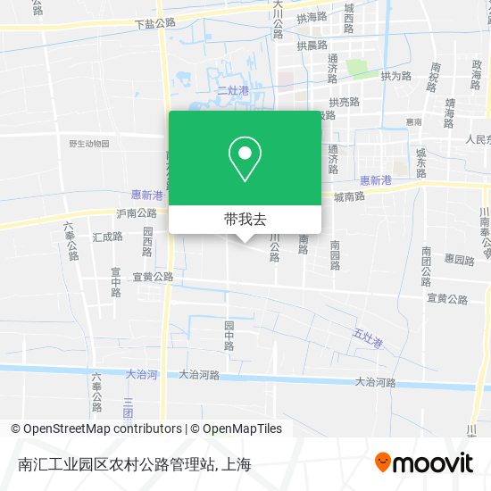 南汇工业园区农村公路管理站地图