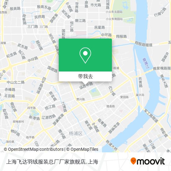 上海飞达羽绒服装总厂厂家旗舰店地图