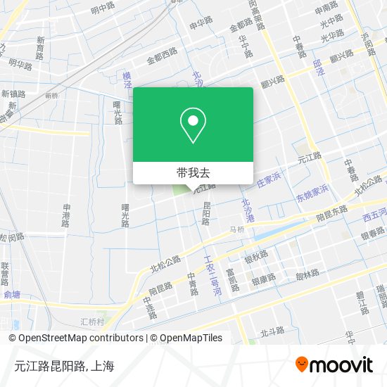 元江路昆阳路地图