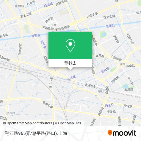 翔江路965弄/惠平路(路口)地图