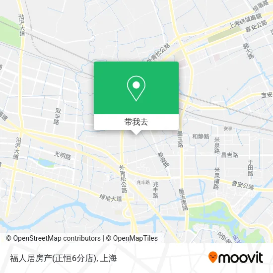 福人居房产(正恒6分店)地图