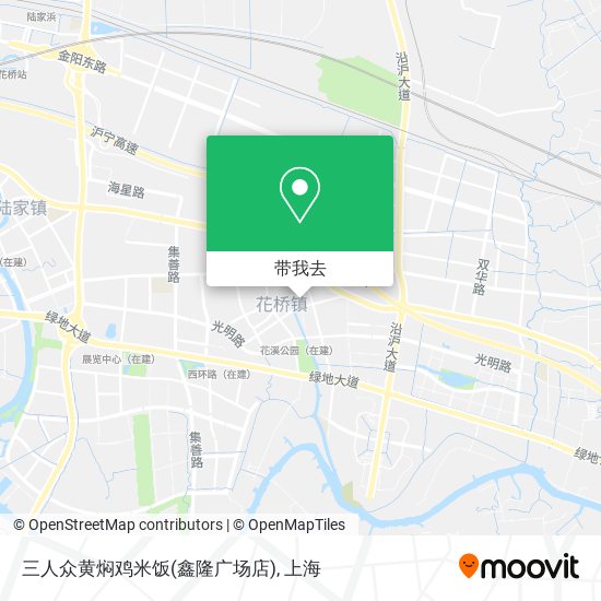 三人众黄焖鸡米饭(鑫隆广场店)地图