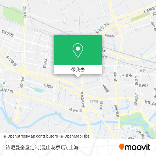 诗尼曼全屋定制(昆山花桥店)地图