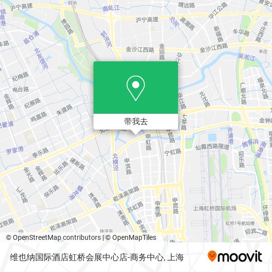 维也纳国际酒店虹桥会展中心店-商务中心地图