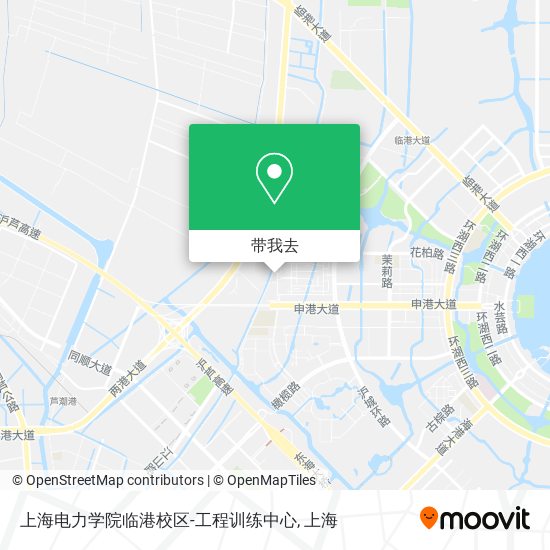 上海电力学院临港校区-工程训练中心地图