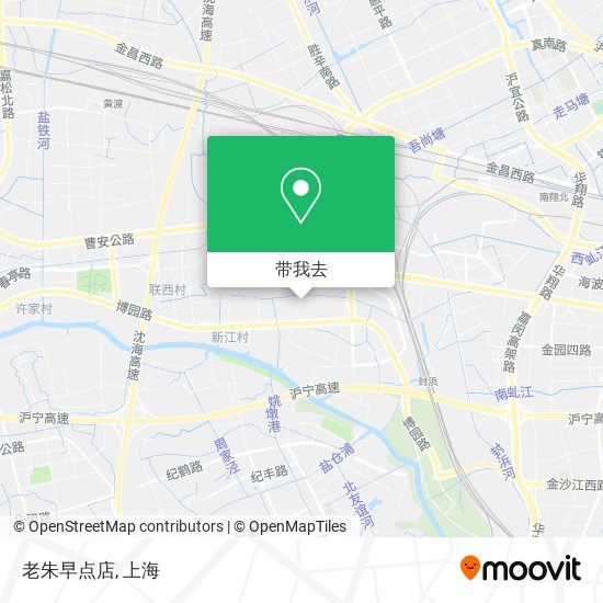 老朱早点店地图