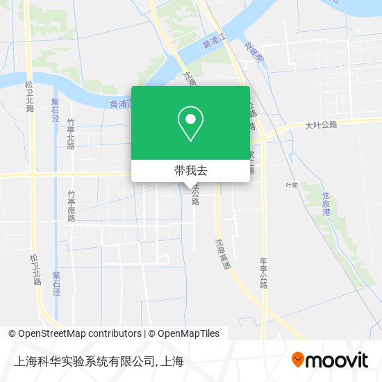 上海科华实验系统有限公司地图