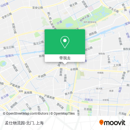 孟仕物流园-北门地图
