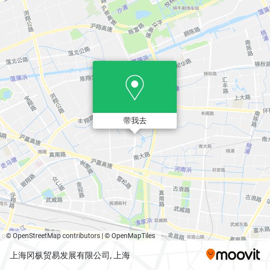 上海冈枞贸易发展有限公司地图