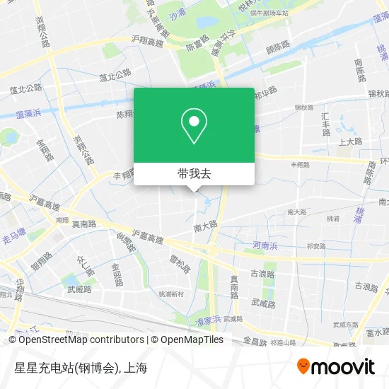 星星充电站(钢博会)地图