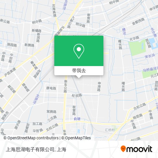 上海思湖电子有限公司地图
