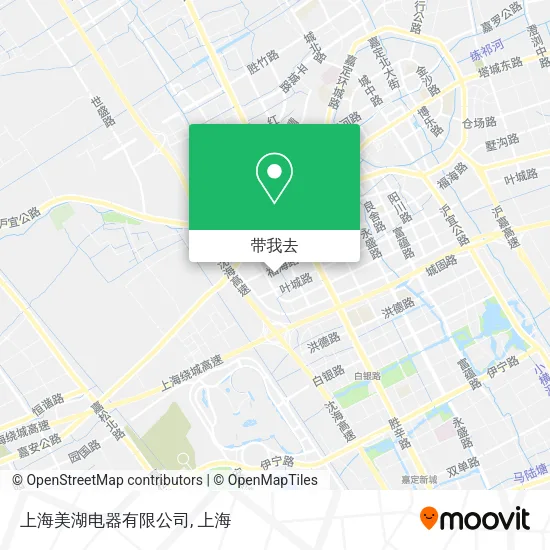 上海美湖电器有限公司地图