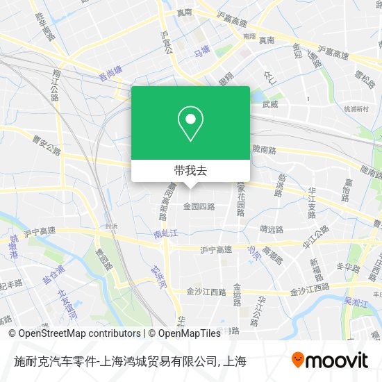 施耐克汽车零件-上海鸿城贸易有限公司地图