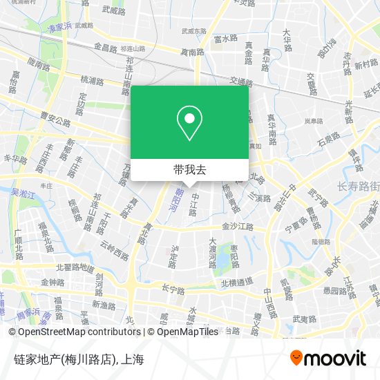 链家地产(梅川路店)地图