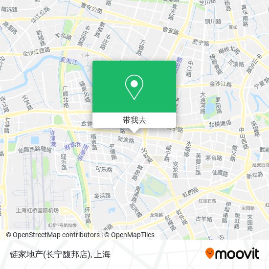 链家地产(长宁馥邦店)地图