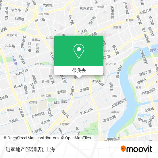 链家地产(宏润店)地图