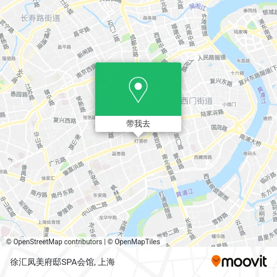 徐汇凤美府邸SPA会馆地图