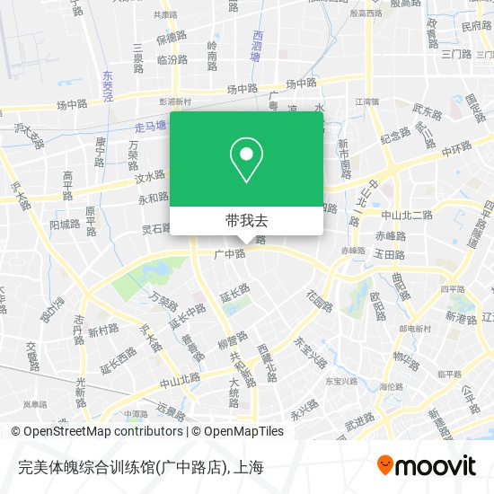 完美体魄综合训练馆(广中路店)地图