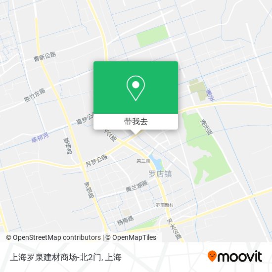 上海罗泉建材商场-北2门地图