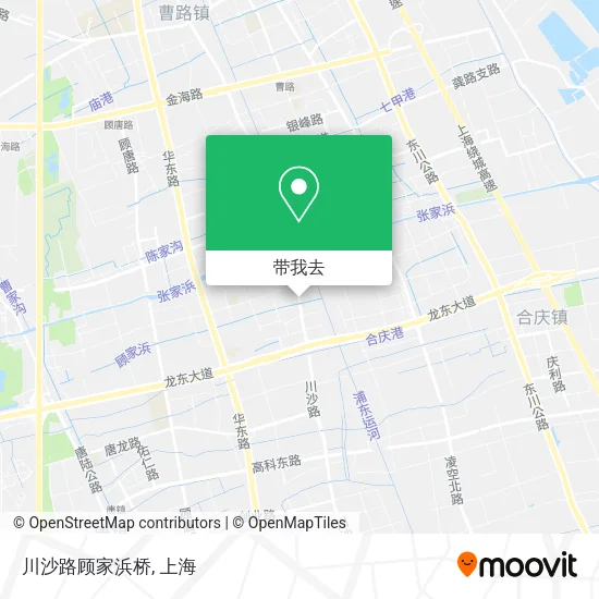 川沙路顾家浜桥地图