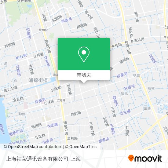 上海祜荣通讯设备有限公司地图