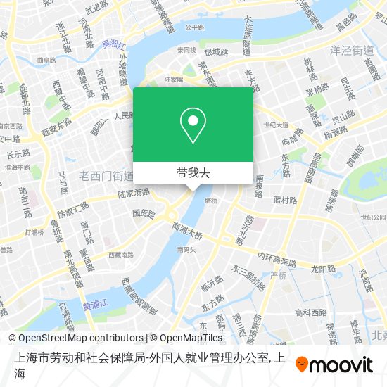 上海市劳动和社会保障局-外国人就业管理办公室地图