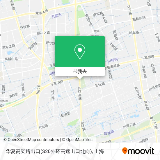 华夏高架路出口(S20外环高速出口北向)地图