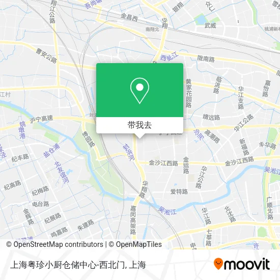 上海粤珍小厨仓储中心-西北门地图