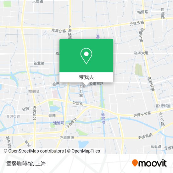 童馨咖啡馆地图