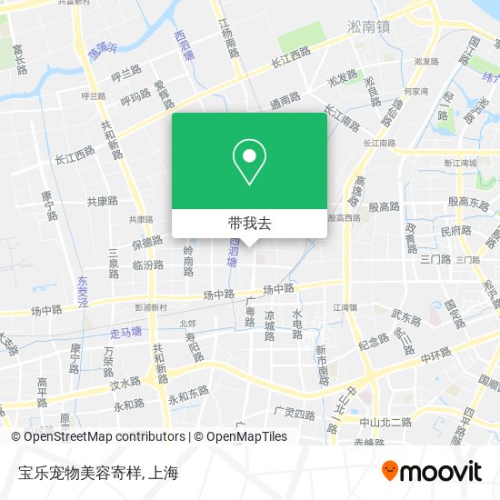 宝乐宠物美容寄样地图
