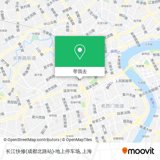 长江快修(成都北路站)-地上停车场地图
