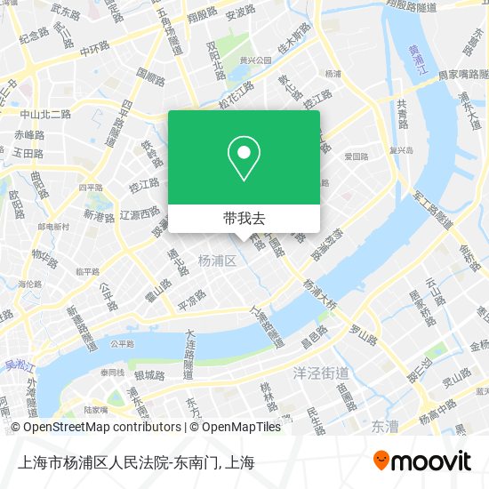 上海市杨浦区人民法院-东南门地图