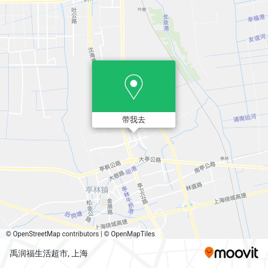 禹润福生活超市地图