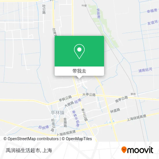 禹润福生活超市地图