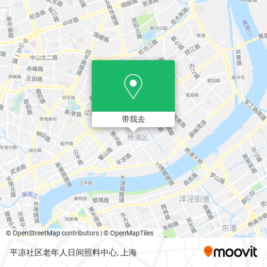 平凉社区老年人日间照料中心地图