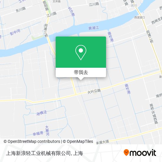 上海新浪轻工业机械有限公司地图