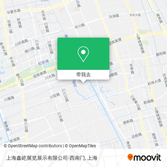 上海鑫屹展览展示有限公司-西南门地图