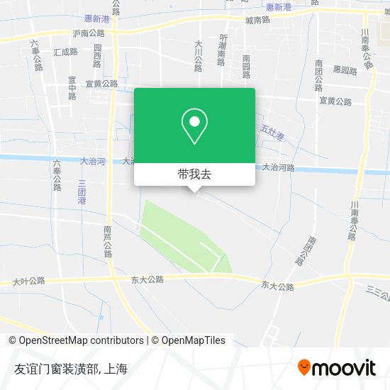 友谊门窗装潢部地图