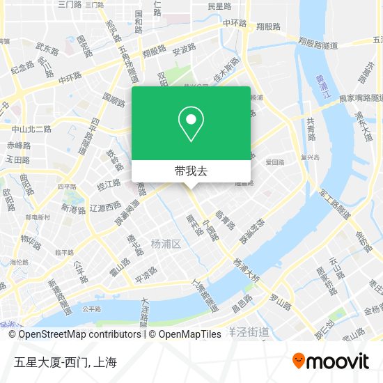 五星大厦-西门地图