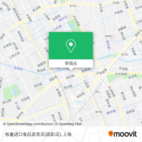 攸趣进口食品直营店(疏影店)地图