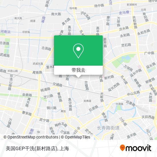 美国GEP干洗(新村路店)地图