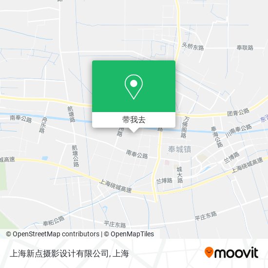 上海新点摄影设计有限公司地图