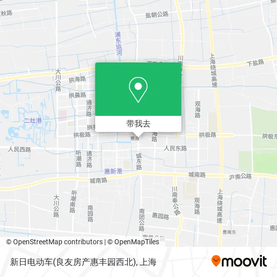 新日电动车(良友房产惠丰园西北)地图